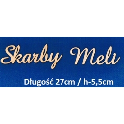 Skarby Meli  dł: 27cm / h-5,5cm / cz;amaze